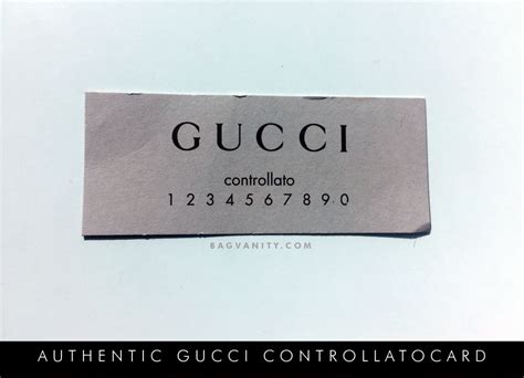 gucci controllato card fake|gucci bag controllato.